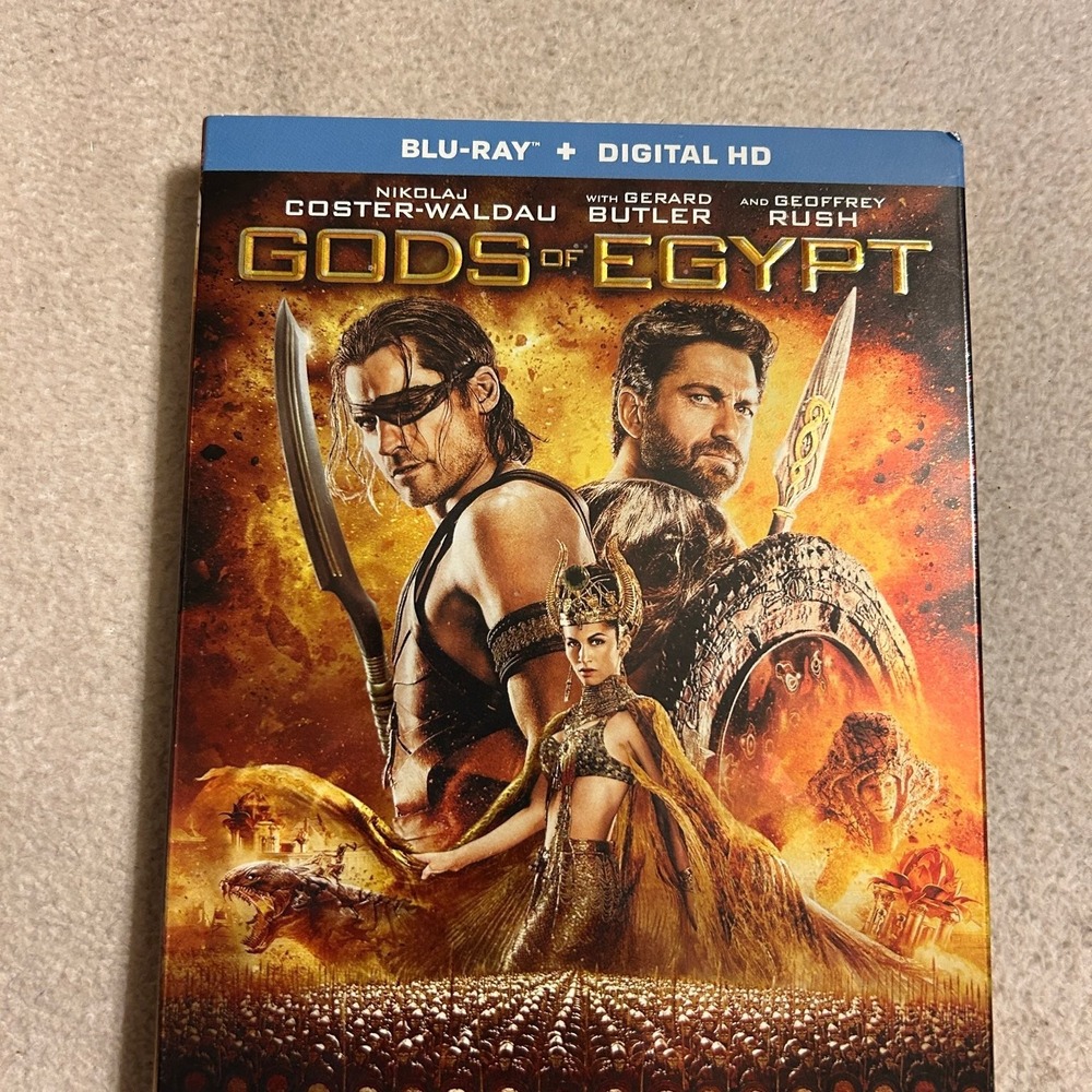 Gods of Egypt Blu-ray 2016 Nikolaj Coster-Waldau Gerard Butler‎ Fantasy Action